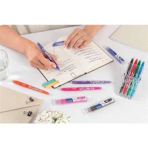 Pilot's Rouge Stylo Roller Pilot Pen Frixion Clicker Point - Image 1