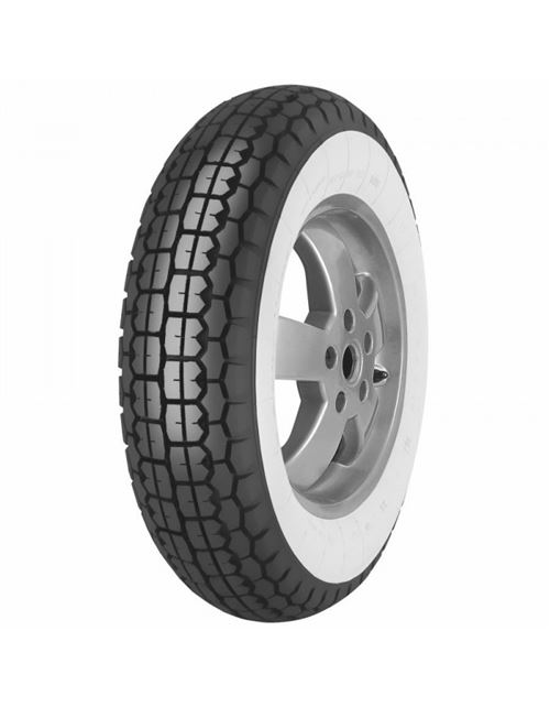 Pneu scoot 8'' 3.50-8 (3 1-2-8) mitas b13 flancs blancs tt 46j