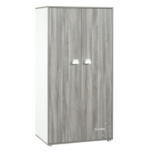 Babyprice Armoire Chambre Bebe Smile Chene Silex 2 Portes Armoire Bebe Achat Prix Fnac