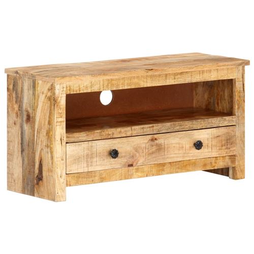 vidaXL Meuble TV 79x30x40 cm Bois de manguier brut