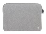 MW - Housse d'ordinateur portable - 15" - gris, blanc - pour Apple MacBook Pro (15.4 ")