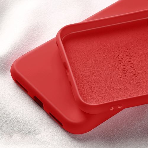Coque en silicone liquide anti-goutte mince souple rouge pour votre Apple iPhone 7/8