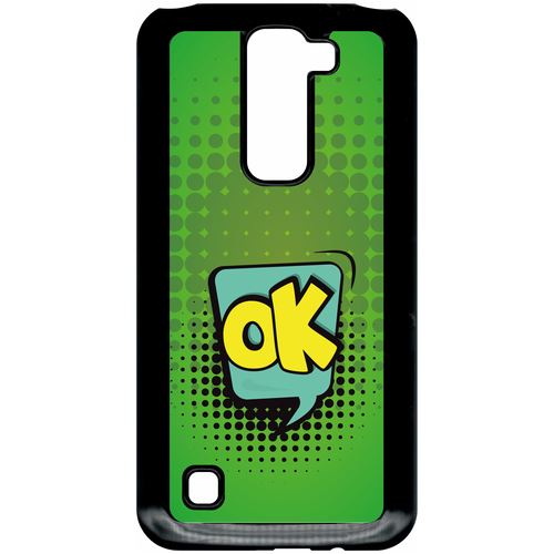 Coque Lg K7 Modele X220 Ok Fond Vert