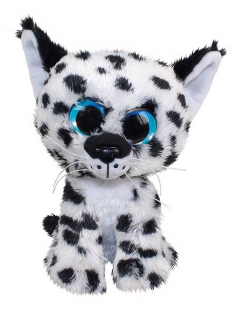 Lumo Stars peluche Lumo Lynx Lynx Lynx Lynx Blanc hiver/noir 15 cm