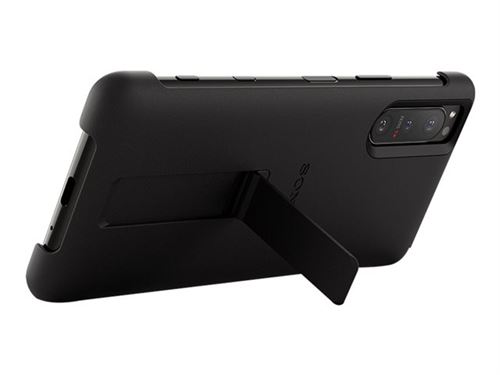 Sony Style Cover XQZ-CBAD - Coque de protection pour téléphone portable - polyuréthane, polycarbonate - noir - pour XPERIA 5 II