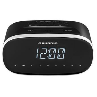 Radio Reveil Fm Dab Double Alarme Luminosite Reglable