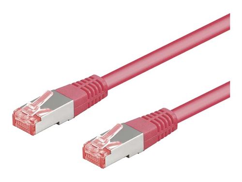 goobay câble de réseau - 2 m - magenta