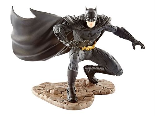 Schleich DC Comics: Justice League - Batman, kneeling - grijs-zwart
