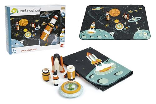 Tender Toys jeu d'aventure spatiale 6 pièces junior