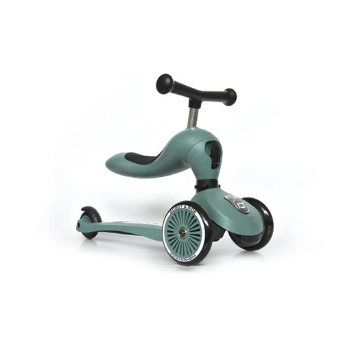 Trottinette Highwaykick 1 premier âge 2 en 1 vert Scoot and Ride