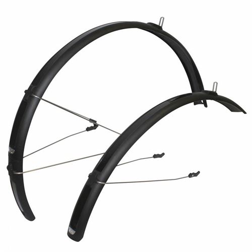 Garde boue city-vtc tringles 26-28'' zefal paragon c50 52mm (paire)