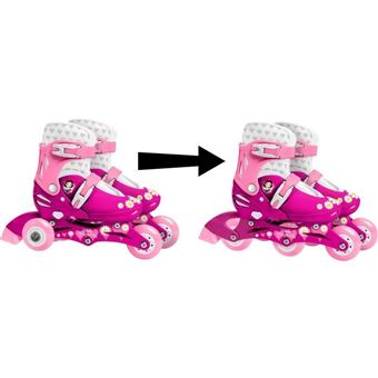 DISNEY PRINCESSES Patins en Ligne Ajustable 27-30 2en1 Triskate - 1