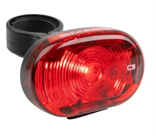 Smart feu arrière Star LED rechargeable rouge/noir