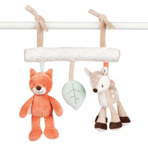 Peluches d'activités à suspendre fanny & oscar - nattou