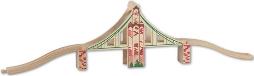 Beeboo - 0021120 - accessoire train en bois - pont suspendu