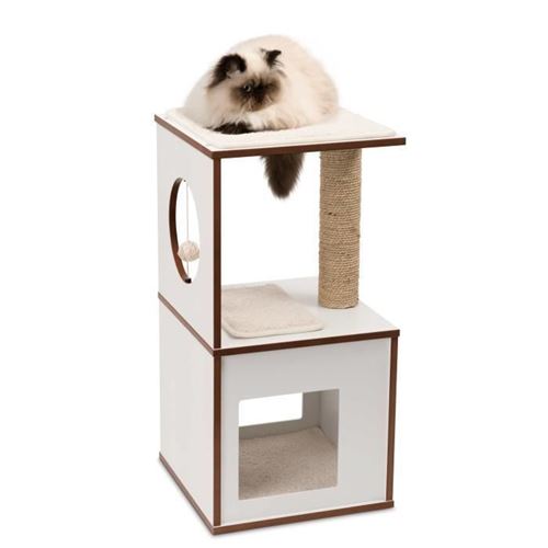 Meilleurs prix pour Arbre A Chat Vesper V-box Small Blanc