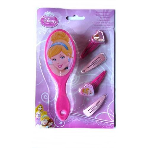 Brosse + 4 barette Disney Princesse enfant