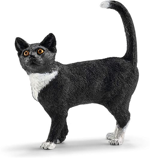 Schleich Farm World Cat (standing) Figure 13770 Black