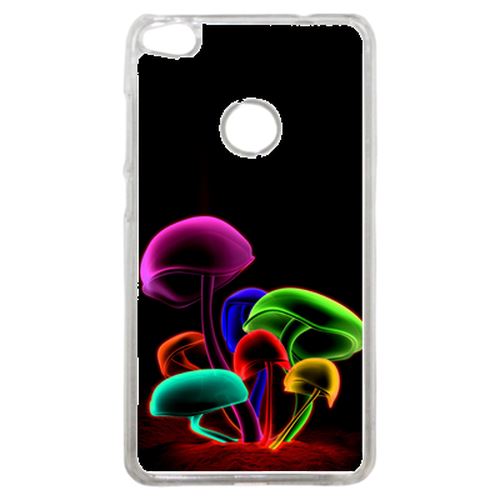 Coque Champignon 3d Illuminés Compatible P8 2017 Transparent