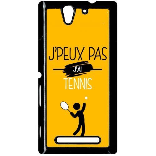 Coque sony xperia c3 j peux pas j ai tennis 5