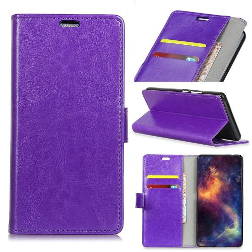 Etui en PU violet pour Samsung Galaxy S10