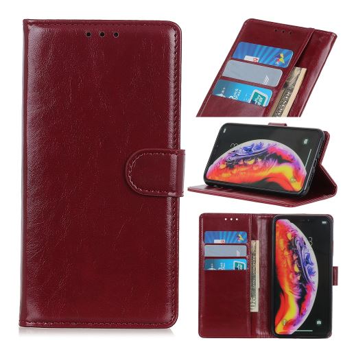 Etui en PU support de cheval fou rouge pour votre OnePlus 7