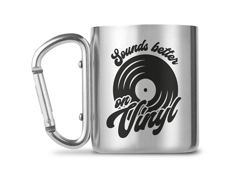 GB Eye mug Sonne mieux sur vinyle argent/noir 250 ml