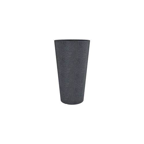 SCHEURICH Pot en plastique rotomoulé Coneo High 243 - 39 x 70 cm - Noir granite