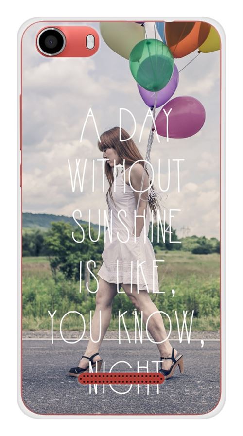 Coque en silicone imprimée compatible Wiko Lenny 2 Woman