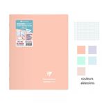 Cahier grand format Clairefontaine Blush 24 x 32 cm 96 pages Séyès Modèle aléatoire