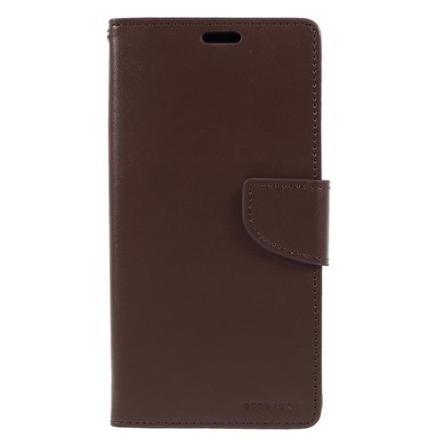 Etui en PU café pour Apple iPhone XS Max 6.5 inch
