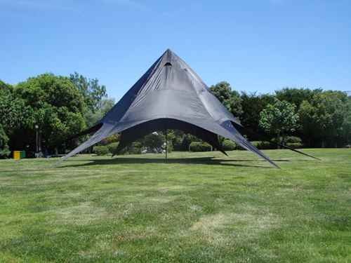 Tente XL forme étoile 14m , Noir