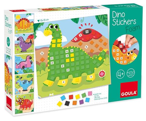Apprendre les numéros et les couleurs avec Dino Goula