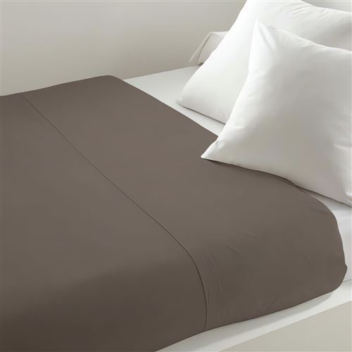 Drap plat uni 260x300 cm ZZZ taupe