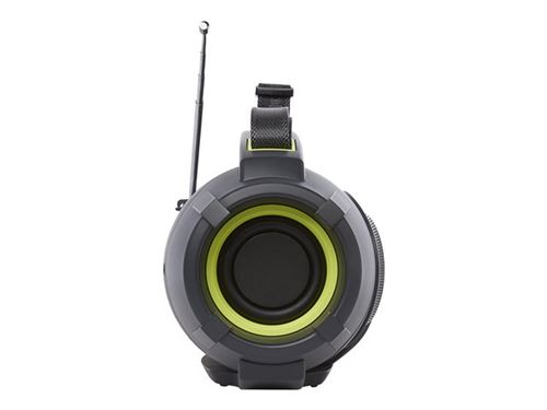 Nikkei Fatboy - Boombox - 10 Watt - zwart/groen