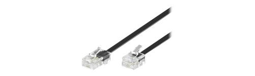 MicroConnect Modular - câble de réseau - 3 m - noir