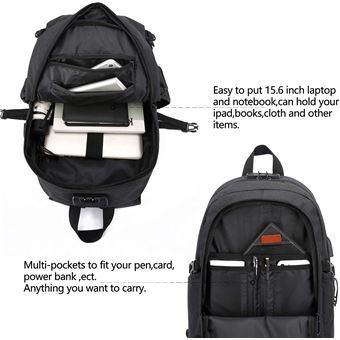 Sac à dos à bandoulière tactique avec chargeur USB, sacoche militaire de  randonnée pour hommes, en Nylon pour l'extérieur, pour la pêche, XA762