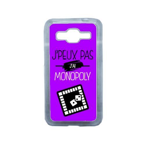 Coque j peux pas j ai monopoly 8 compatible samsung core prime transparent