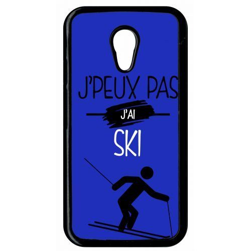 Coque j peux pas j ai ski 12 compatible motorola moto g2 transparent