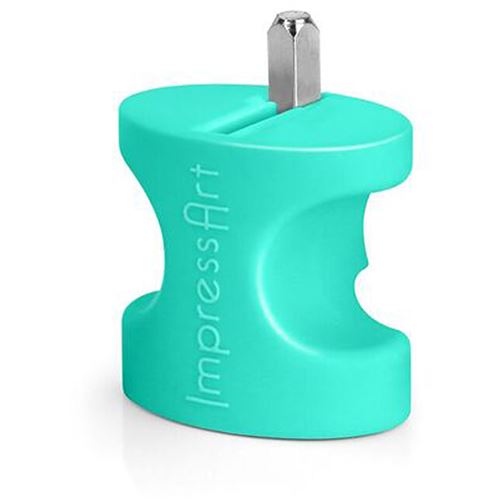 ImpressArt Support pour timbres de stylo bleu 1 x 3 mm