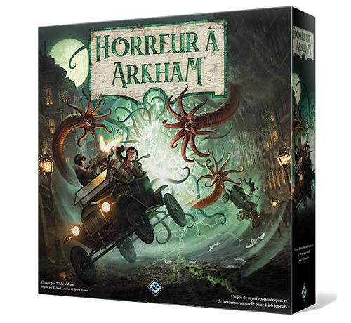 Boite de Jeu de plateau Asmodee Horreur à Arkham 3ème Édition Boîte de base