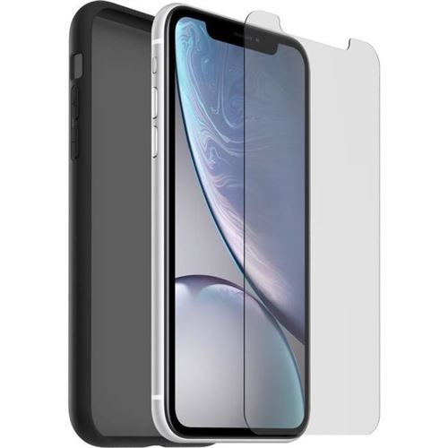 pack coque et verre trempé pour iphone xr + assurance casse durant 12 mois