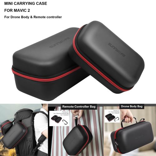Pour DJI 2 Pro Mavic / Zoom Drone Boîte Housse Sac Voyage Portable + Sac à distance de contrôle wedazano356