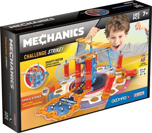 Geomag Multicolore Kit De Construction Mechanics Gravity Challenge 185 Pièces