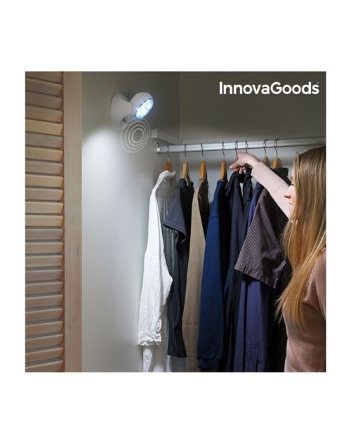 Lampe led avec capteur de mouvement innovagoods