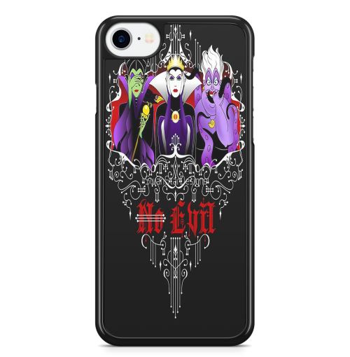 Coque Fifrelin Noire pour iPhone XR Disney Villains No evil Malefique Maleficent