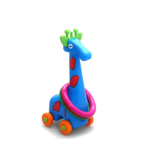 Jeu d'adresse girafe lancer d'anneau balle jouet enfant - guizmax