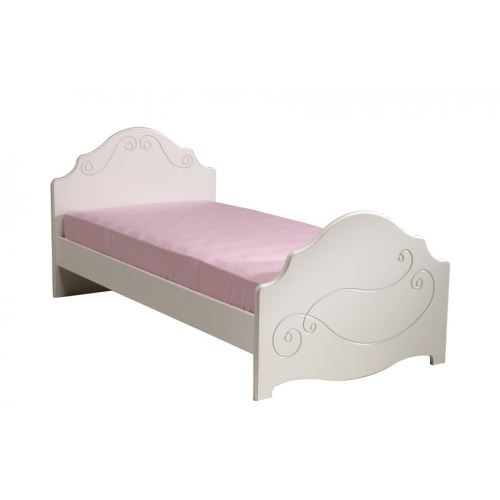 Lit Enfant 90x190 en Bois Blanc Megève LT1005