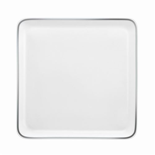 Yaka Argentic - Coffret 6 assiettes plates carrées