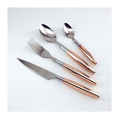 LISA D'ALBAN - 31010001 - Ménagere - 16 Pieces - Reflet cuivre